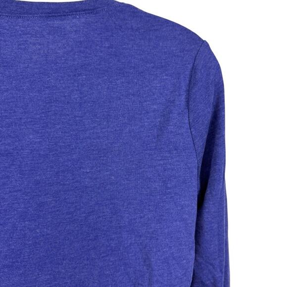Eddie Bauer Violet V-Neck Favorites Long Sleeve Tee T Shirt Cotton Blend NWT P L - Picture 12 of 16